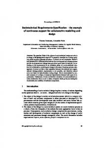 Sociotechnical Requirements Specification - CEUR Workshop ...