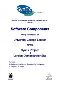 Software Components - UCL Discovery