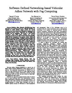 Software Defined Networking-based Vehicular Adhoc Network ... - Core