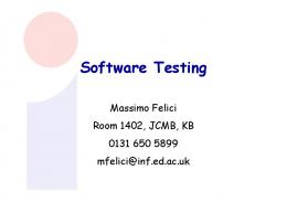 Software Testing