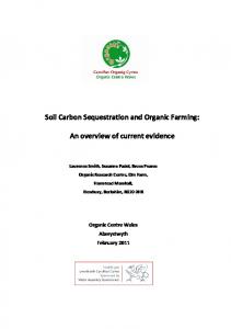 Soil Carbon Sequestration and Organic Farming - The Organic ...