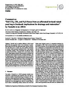 Soil CO2, CH4 and N2O fluxes from an afforested ... - Biogeosciences