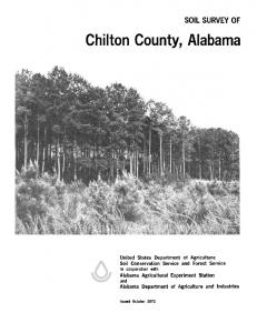 Soil Survey of Chilton County, Alabama