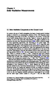 Solar Radiation Measurements