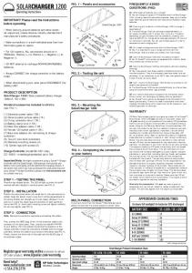 SolarCharger 1200 Instructions - BatteryPlex