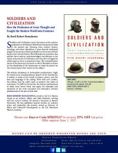 soldiers and civilization