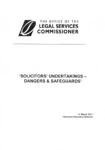 Solicitors' Undertakings