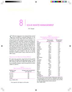 SOLID WASTE MANAGEMENT