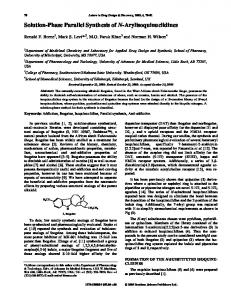 Solution-Phase Parallel Synthesis of N ... - IngentaConnect