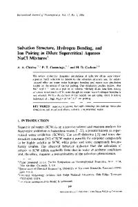 Solvation structure, hydrogen bonding, and ion pairing ... - Springer Link