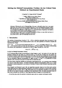 Solving the Birkhoff Interpolation Problem via the Critical Point Method ...