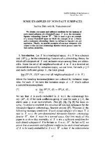 some examples of non-taut subspaces - Project Euclid