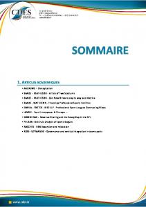 sommaire | ResearchGate