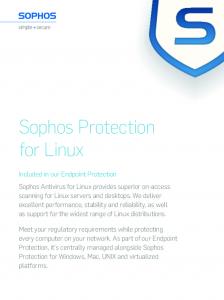 Sophos Protection for Linux