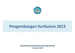 Sosialisasi Kurikulum 2013 oleh Menteri Pendidikan dan Kebudayaan