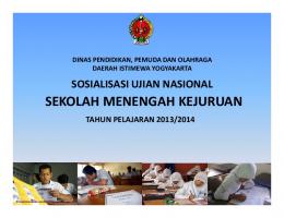 sosialisasi UN SMK 2014