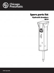 Spare parts list