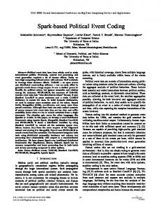 Spark-Based Political Event Coding - IEEE Xplore