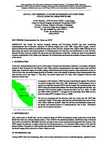 SPATIAL AND TEMPORAL PATTERN OF FOREST