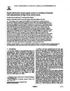 Spatial distribution of soil organic carbon in ... - Wiley Online Library