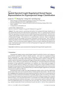 Spatial-Spectral Graph Regularized Kernel Sparse