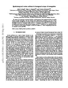 Spatiotemporal vortex solitons in hexagonal arrays of waveguides