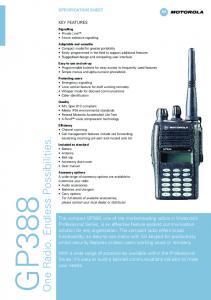 SPECIFICATION SHEET - PortaCom