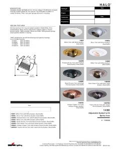 Specifications - Cooper Industries