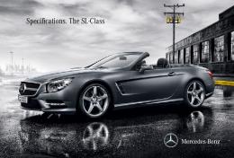 Specifications. The SL-Class