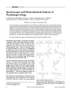 Spectroscopic and Electrochemical Analysis of ... - Semantic Scholar