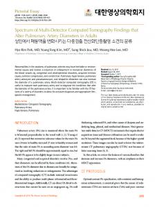 Spectrum of Multi-Detector Computed ... - KoreaMed Synapse