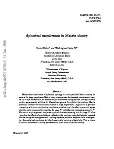 Spherical membranes in Matrix theory