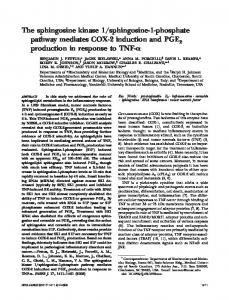 sphingosine-1-phosphate ... - CiteSeerX