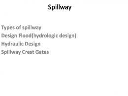 Spillway - AAiT CIVIL