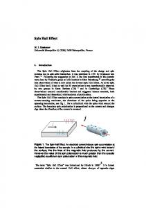 Spin Hall Effect - arXiv