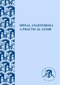 Spinal anaesthesia - a practical guide