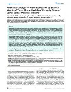 Spinal Bulbar Muscular Atrop - ScienceOpen