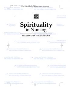 Spirituality - Jones & Bartlett Learning