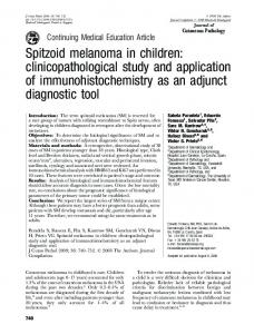 Spitzoid melanoma in children - Wiley Online Library