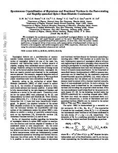 Spontaneous Crystallization of Skyrmions and Fractional Vortices in ...