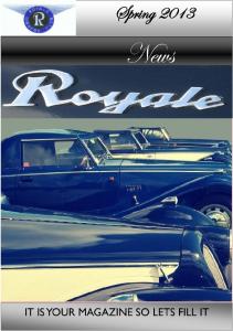 Spring 2013 - Royale Owners Club