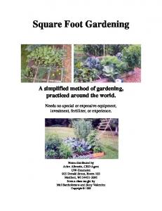 Square Foot Gardening