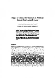 Stages of Ethical Development in Artificial General Intelligence ...