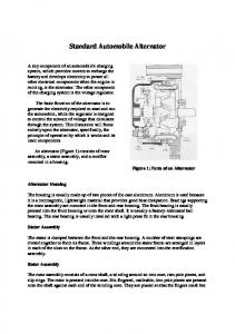 Standard Automobile Alternator