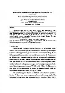 Standard molar Gibbs free energy of formation of