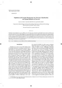 Staphylococcal Cassette Chromosome mec ... - Semantic Scholar