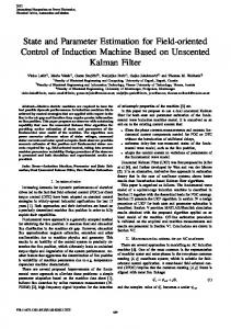 State and Parameter Estimation for Field-oriented Control of Induction