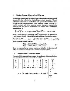 State-Space Canonical Forms