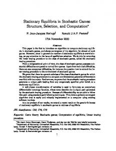 Stationary Equilibria in Stochastic Games - Maastricht University ...
