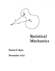 Statistical Mechanics